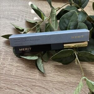 MERIT Clean Lash Lengthening Tubing Mascara Perfect Black Full Size .25 oz New